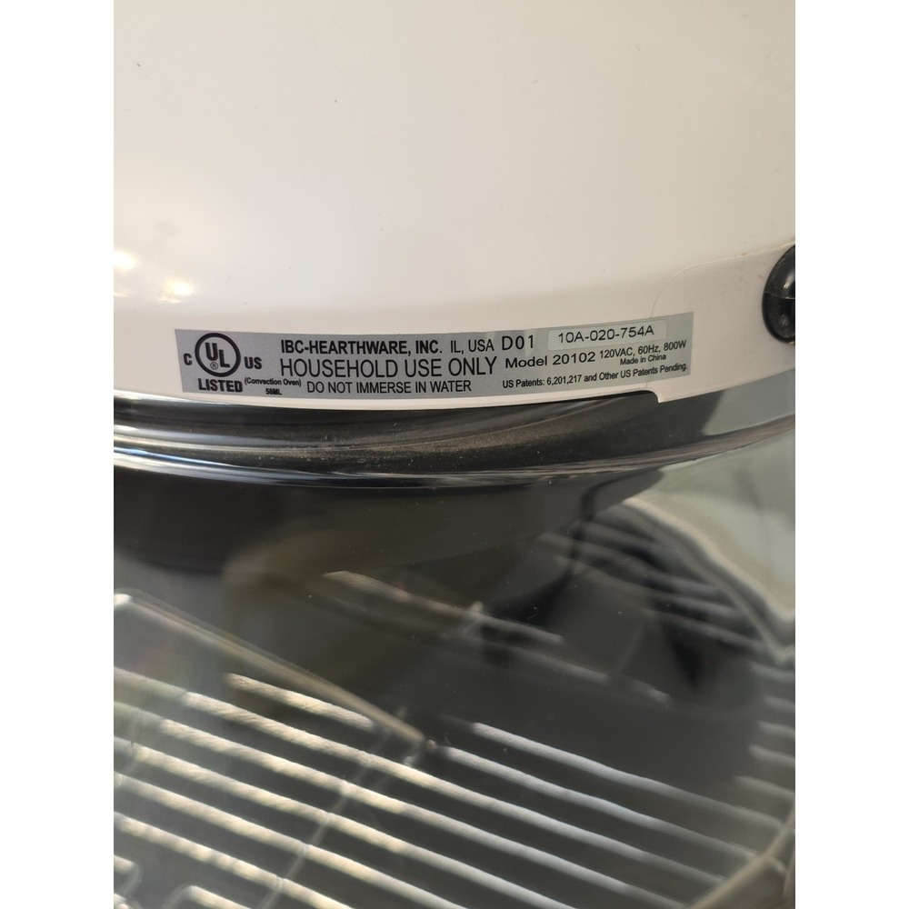 NuWave Mini Infrared Oven Model 20102 Countertop Cooker Tested Works - Picture 11 of 14